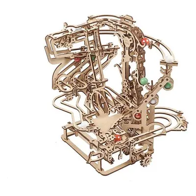 UGEARS 3D Kuličková dráha Marble Run: Chain Hoist 400 dílků