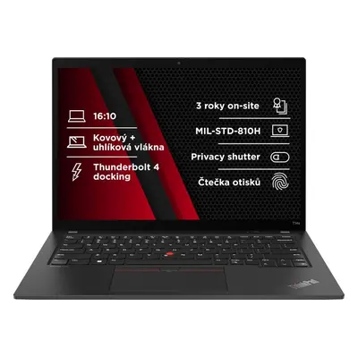 Notebook Lenovo ThinkPad T14s Gen 4 Deep Black