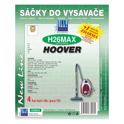 Sáčky do vysavače Sáčky do vysavače H26 MAX - textilní - vůně Cherry