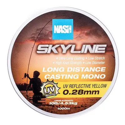 Nash Vlasec Skyline Mono UV Yellow 1000m 0,26mm 3,62kg