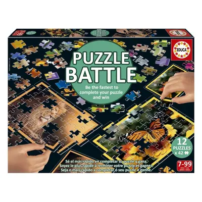 Educa Puzzle bitva Příroda 12 × 42 dílků