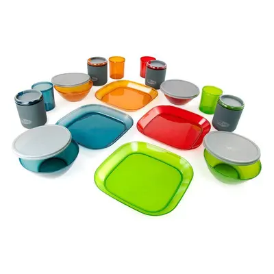 Kempingové nádobí GSI Outdoors Infinity 4 Person Deluxe Tableset Multicolor