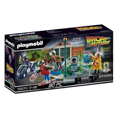 Stavebnice Playmobil Back to the Future II Pronásledování s hoverboardem