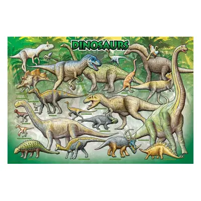 Puzzle Eurographics Puzzle Dinosauři 100 dílků