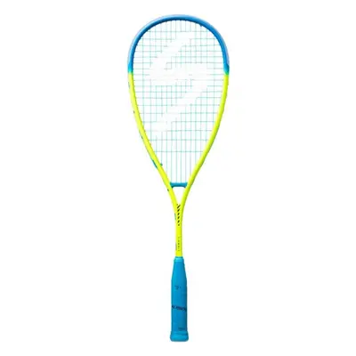 Squashová raketa Salming Grit Powerlite Racket Blue/Yellow