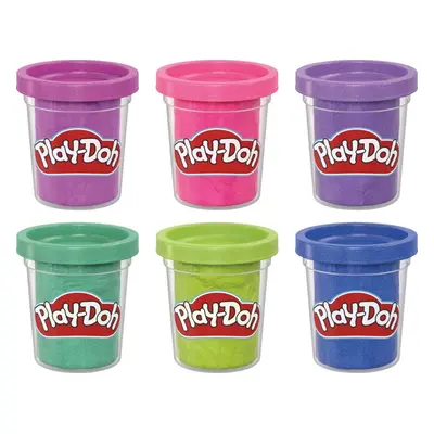 Modelovací hmota Play-Doh 6 ks zářivých barev