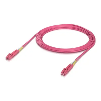 Ubiquiti OM4 Duplex LC UPC Fiber Patch Cable 5m - Multi-mode patch kabel, duplex LC, délka 5m