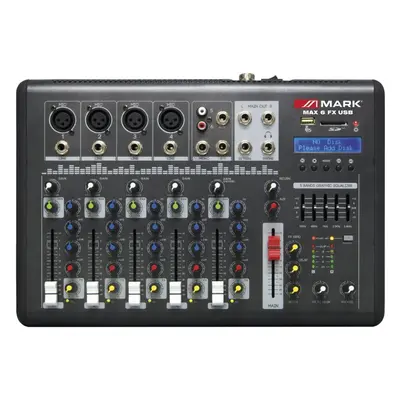 Mixážní pult MARK MAX 6 FX USB BT