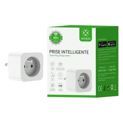 Chytrá zásuvka WOOX R6128 Smart Plug 16A FR Type E with Energy Monitor