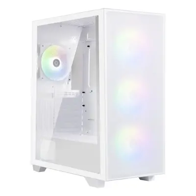 BitFenix skříň Flow FRGB/ ATX / 4x120mm FRGB fan / 2xUSB 3.0 / tvrzené sklo / bílá