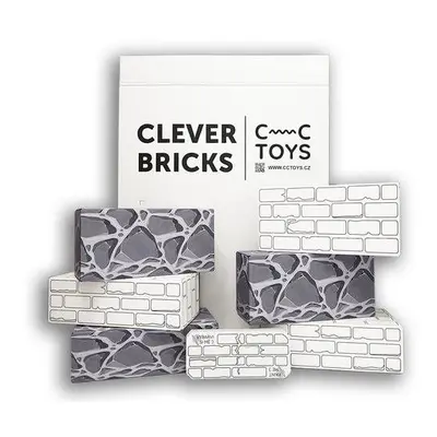 Stavebnice CC Toys Clever Bricks Kámen-vybarvovací