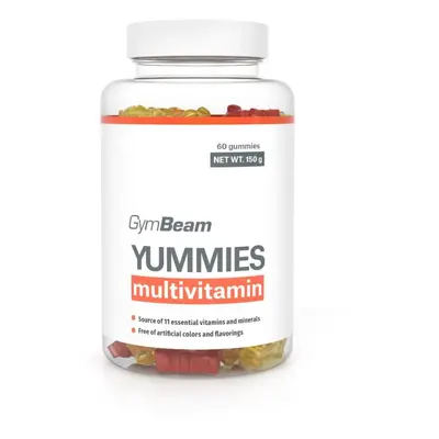 Multivitamín GymBeam Multivitamin Yummies 60 kapslí, orange lemon cherry