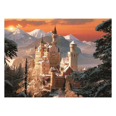 Puzzle Trefl Puzzle Neuschwanstein v zimě 3000 dílků