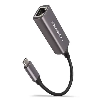 Síťová karta AXAGON ADE-TRC, USB-C>GLAN, Metal Gray