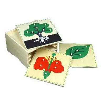 Moyo Montessori 3 botanické puzzle s komodou