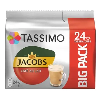 Kávové kapsle TASSIMO Jacobs Café Au Lait 24 porcí