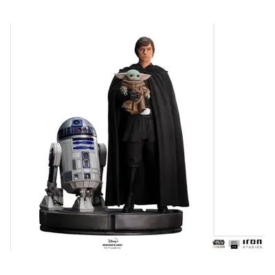 Figurka Star Wars - The Mandalorian - Luke Skywalker, R2-D2 and Grogu - Legacy Replica 1/4