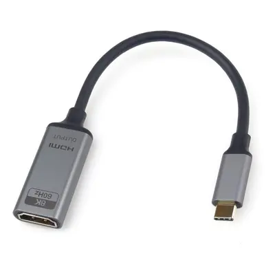 Redukce PremiumCord Adaptér USB-C na HDMI rozlišení obrazu 8K@60Hz,4K@144Hz Aluminium 20cm