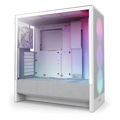 NZXT H5 Flow RGB (2024) All White CC-H52FW-R1