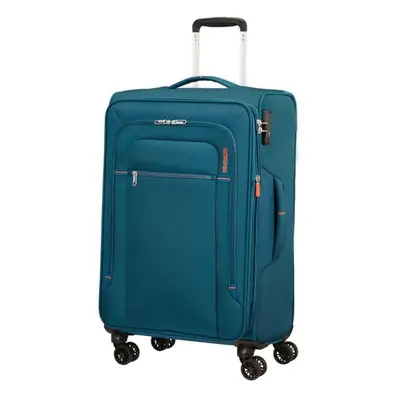 Cestovní kufr American Tourister Crosstrack Spinner 67/24 EXP Navy/Orange