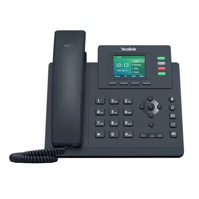 Yealink SIP-T33G SIP telefon, PoE, 2,4" 320x240 barevný LCD, 4 x SIP úč., GigE