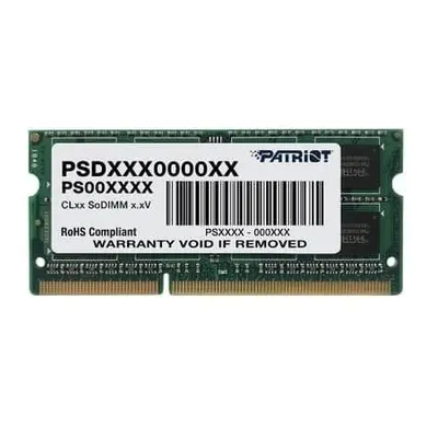 Operační paměť Patriot SO-DIMM 8GB DDR3 1600MHz CL11 Signature Line