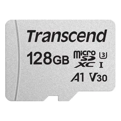 Paměťová karta Transcend microSDXC 128GB SDC300S + SD adaptér