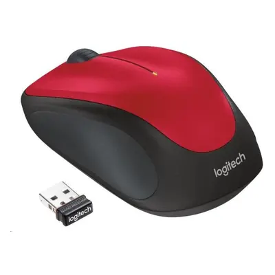 Myš Logitech Wireless Mouse M235 červená