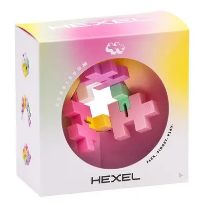 Stavebnice Plus-Plus Hexel Bubblegum