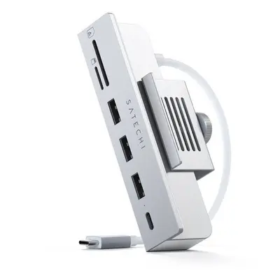 Replikátor portů Satechi USB-C Clamp Hub iMac 24inch (2021) / (1x USB-C up to 5 Gbps,3x USB-A 3.