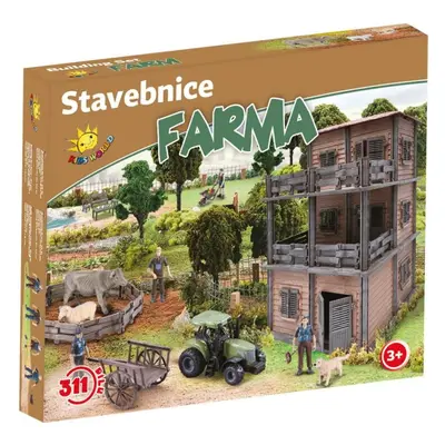 Kids World Stavebnice farma 311 ks