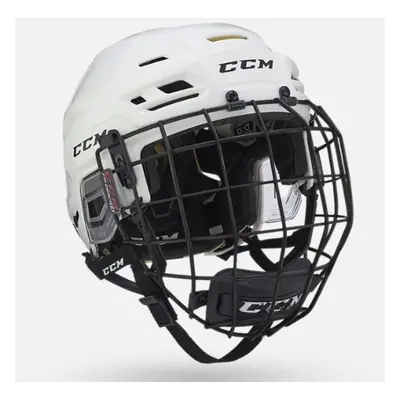 Hokejová helma CCM Tacks 310 Combo SR, bílá, Senior, vel. M, 55-59cm