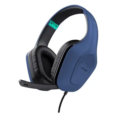 Herní sluchátka Trust GXT415B ZIROX HEADSET – modrá