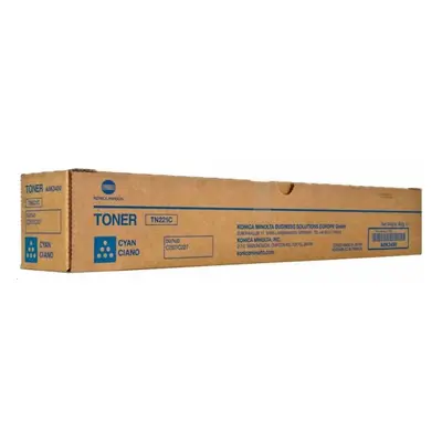 Konica Minolta originální toner TN221C, cyan, 21000str., A8K3450, Konica Minolta Bizhub C227, C2