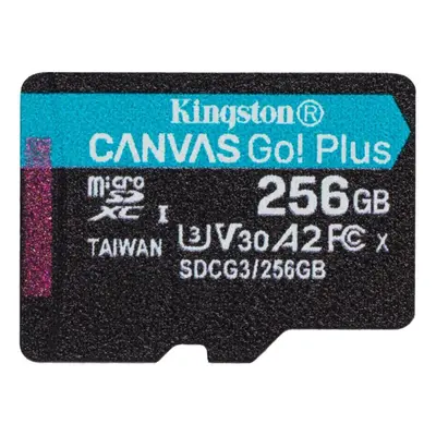 Kingston Canvas Go Plus A2/micro SDXC/256GB/170MBps/UHS-I U3 / Class 10