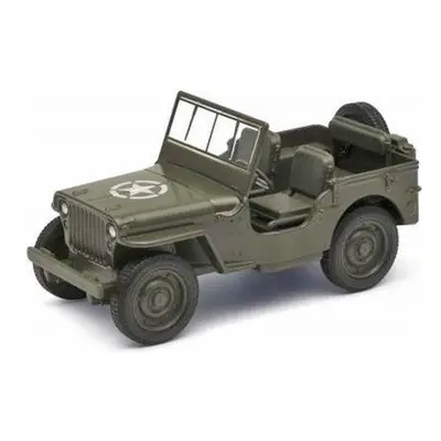 Kovový model Jeep Willys MB se zpětným chodem