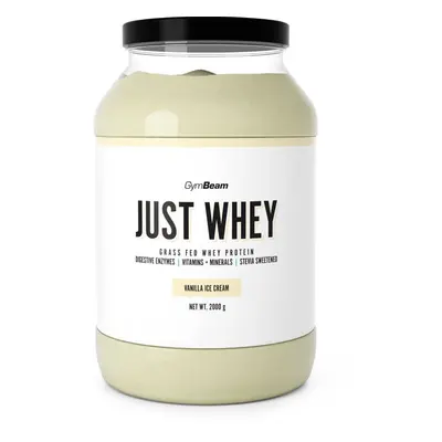 Protein GymBeam Protein Just Whey 2000 g, vanilla ice cream