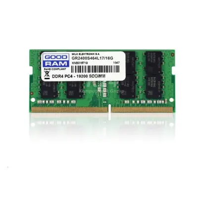 DRAM Goodram DDR4 SODIMM 16GB 2400MHz CL17 DR 1,2V