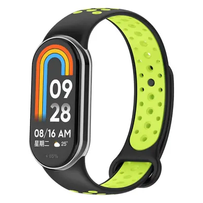 Eternico Sporty pro Xiaomi Smart Band 8 / 9 solid black and yellow APW-XMI8SP-SBY