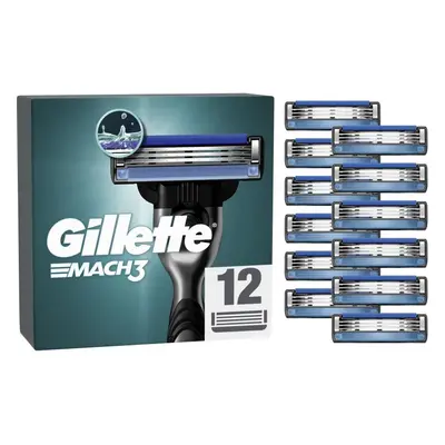 Pánské náhradní hlavice GILLETTE Mach3 12 ks