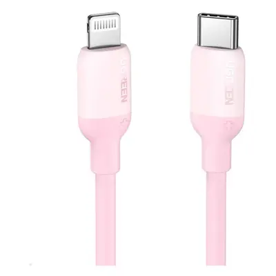 Datový kabel Ugreen USB-C to Lightning Silicone Cable 1m (Pink)