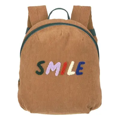 Batůžek Lässig Tiny Backpack Cord Little Gang Smile caramel