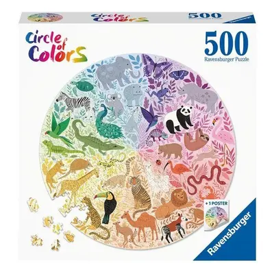 Puzzle Ravensburger puzzle 171729 Zvířata 500 dílků