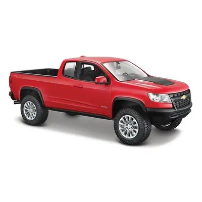 Kovový model Maisto Chevrolet Colorado ZR2, červená