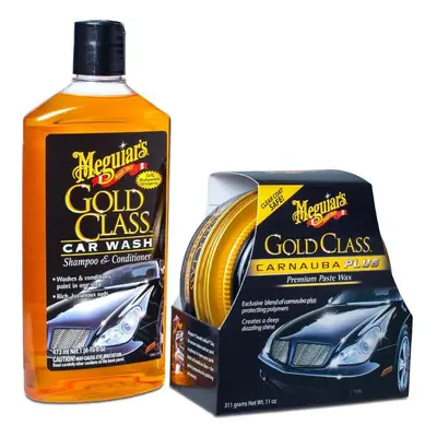 Sada autokosmetiky Meguiar's Gold Class Wash & Wax Kit - základní sada autokosmetiky pro mytí a 