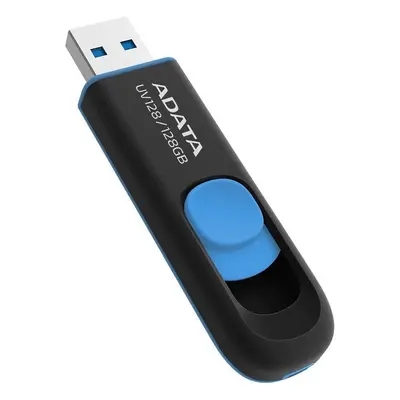 ADATA UV128/128GB/40MBps/USB 3.0/USB-A/Modrá