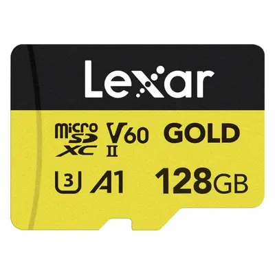 Paměťová karta Lexar microSDXC GOLD 128GB