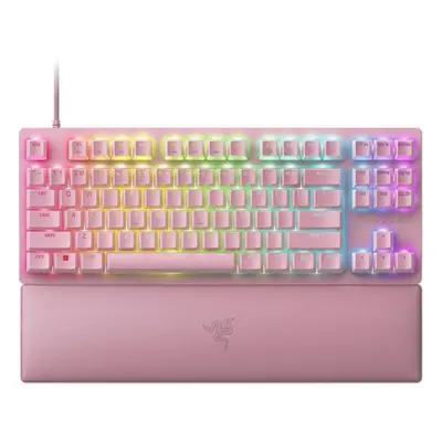 Herní klávesnice Razer Huntsman V2 Tenkeyless (Red Switch) - Quartz - US