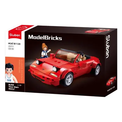 Stavebnice Sluban Model Bricks M38-B1128 Sportovní vůz MX5