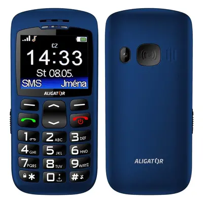 Mobilní telefon Aligator A670 Senior Blue